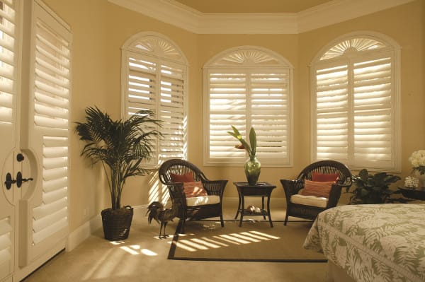 Guest room special shape shutters
