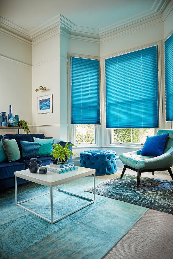 MARGURITE BLUE - ARENA-PLEATED-SHOOT-CHEADLE-31107
