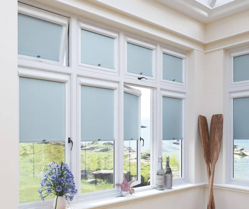 Perfect Fit Blinds Bespoke light blue